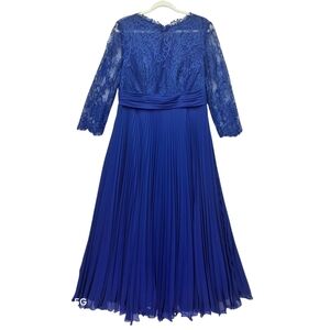 JJs House Royal Blue Lace Maxi Dress